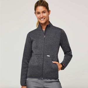 Dark Habor on shift sweater knit jacket